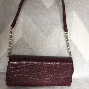 Small purse by Liz Claiborne, burgundy color